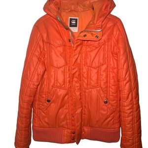 G-Star Raw NEW COLORADO QUILTED  HOODED BOMBER